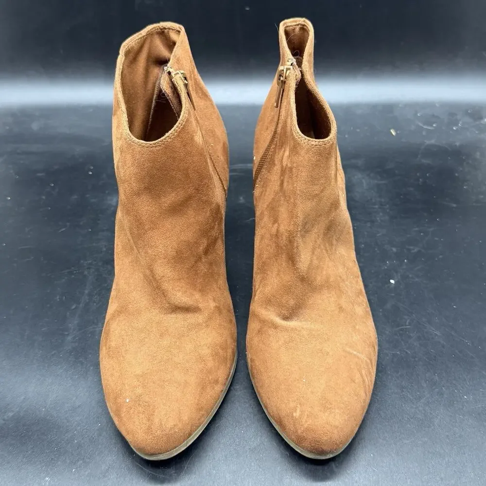 Old Navy Womens Size 9 Brown Ankle Bootie Casual Boho Western